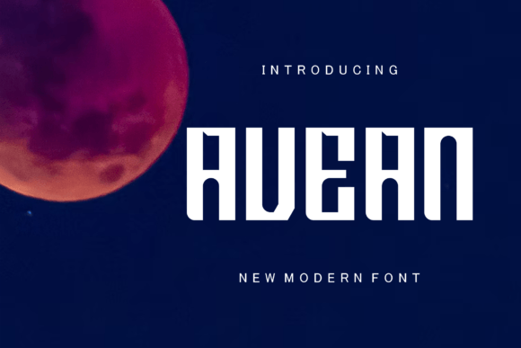 Avean: The Elegant Display Font for Every Creative Need