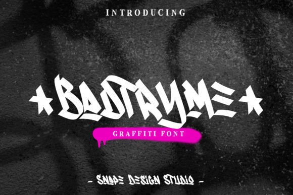 Badtryme: The Urban Font That Brings Street Art to Your Design Projects