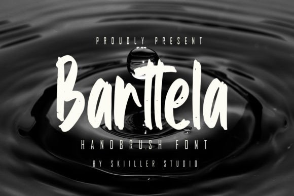 Barttela: A Bold and Stylish Brush Display Font for Modern Design