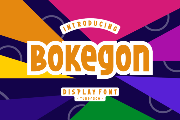 Bokegon: A Bold Display Font for Creative Projects