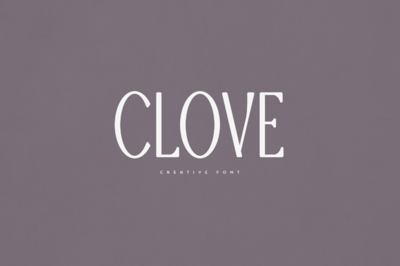 Clove: A Display Font for Timeless Typography