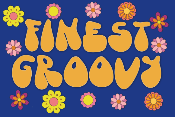 Finest Groovy: A Stylish Display Font for Creative Projects