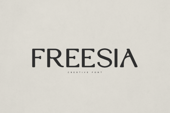 Freesia: The Elegant and Versatile Display Font for Modern Design