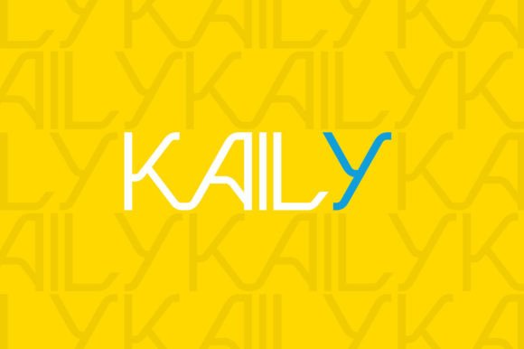 Kaily: A Modern Display Font for Creative and Professional Workflows