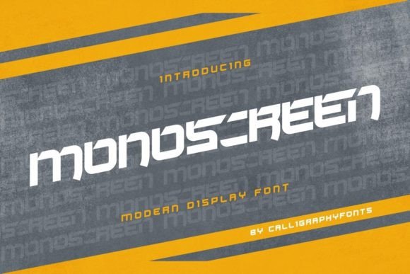 Monoscreen: A Modern Font for Creative Impact