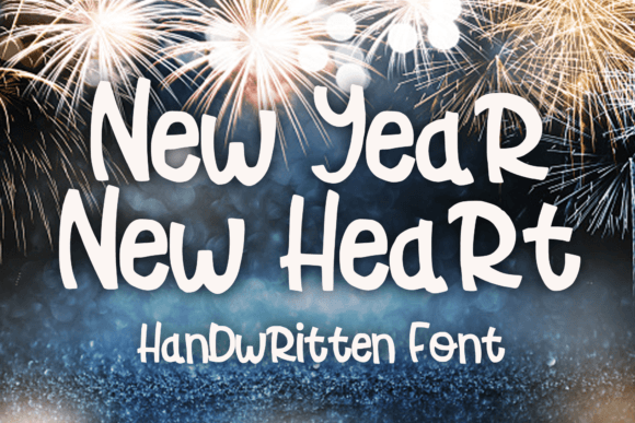 New Year New Heart Font: A Versatile Design Delight