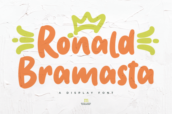 Ronald Bramasta: A Playful Display Font for Creative Projects
