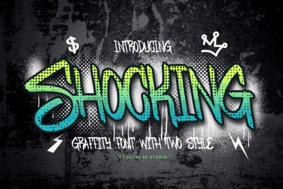 Shocking and Shocking Font: A Cool and Trendy Display Font for Modern Design