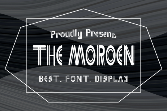 The Moroen: A Bold and Authentic Display Font for Diverse Branding Needs