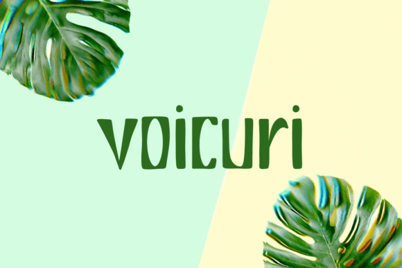 Voice of Whimsy: The Voicuri Font