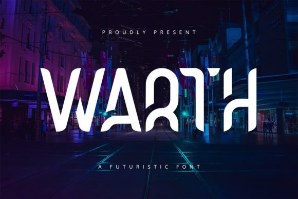 Warth: A Futuristic Display Font for Modern Design Projects